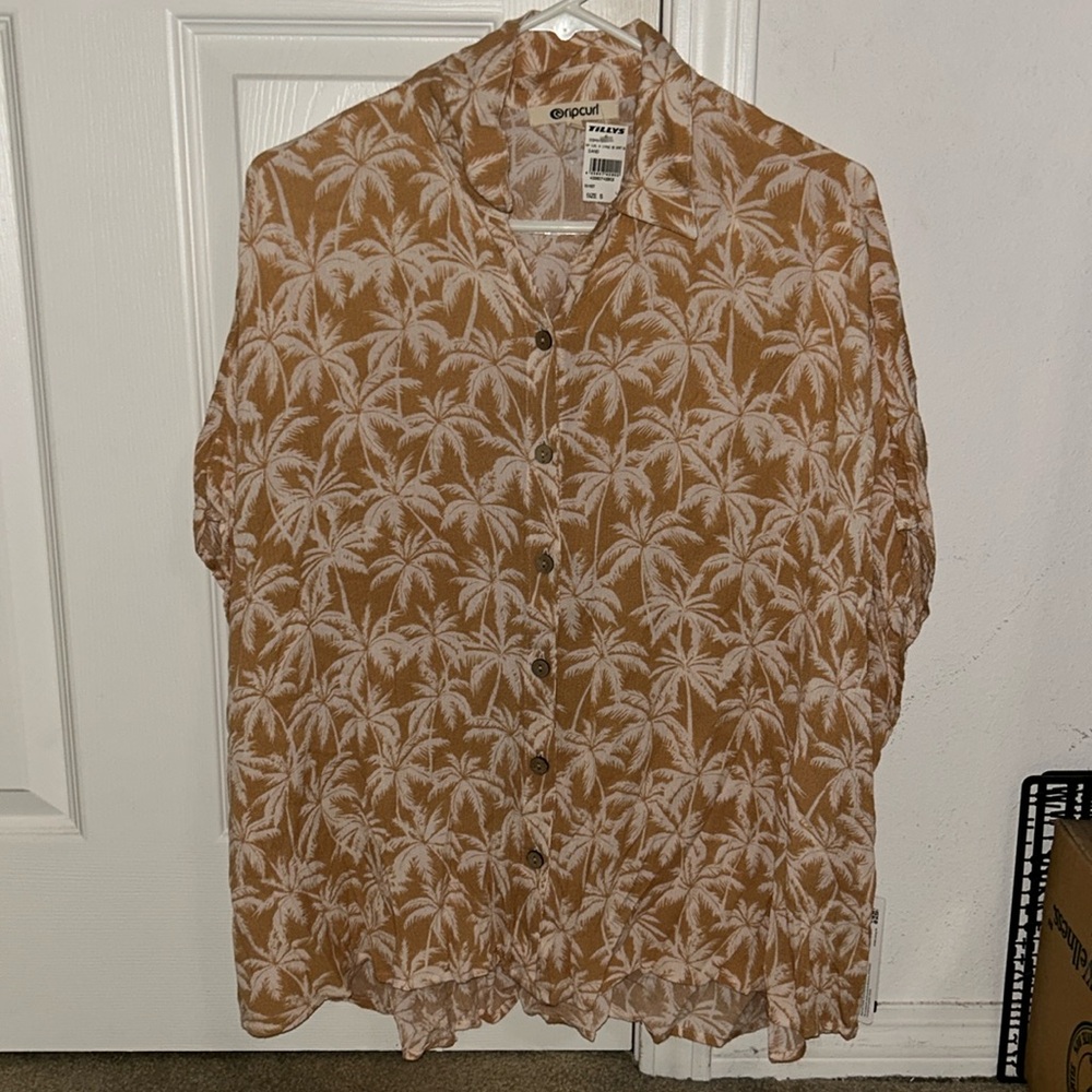 Ripcurl tropical collared button-up